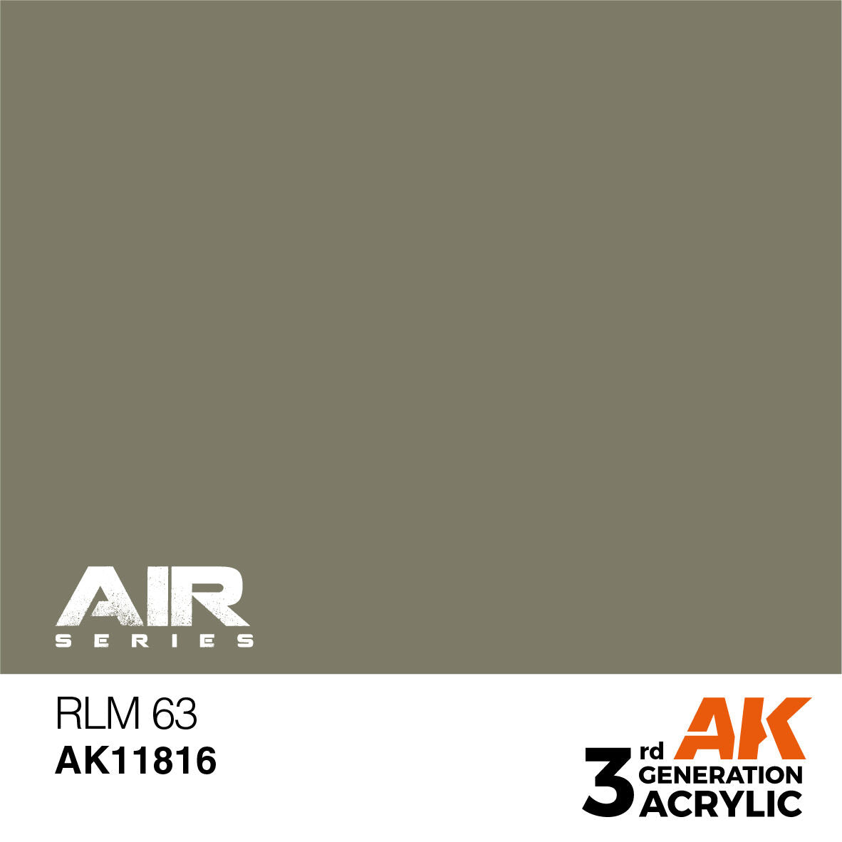 AK Interactive Air Series: RLM 63 Acrylic Paint 17ml 3rd Generation AK Interactive
