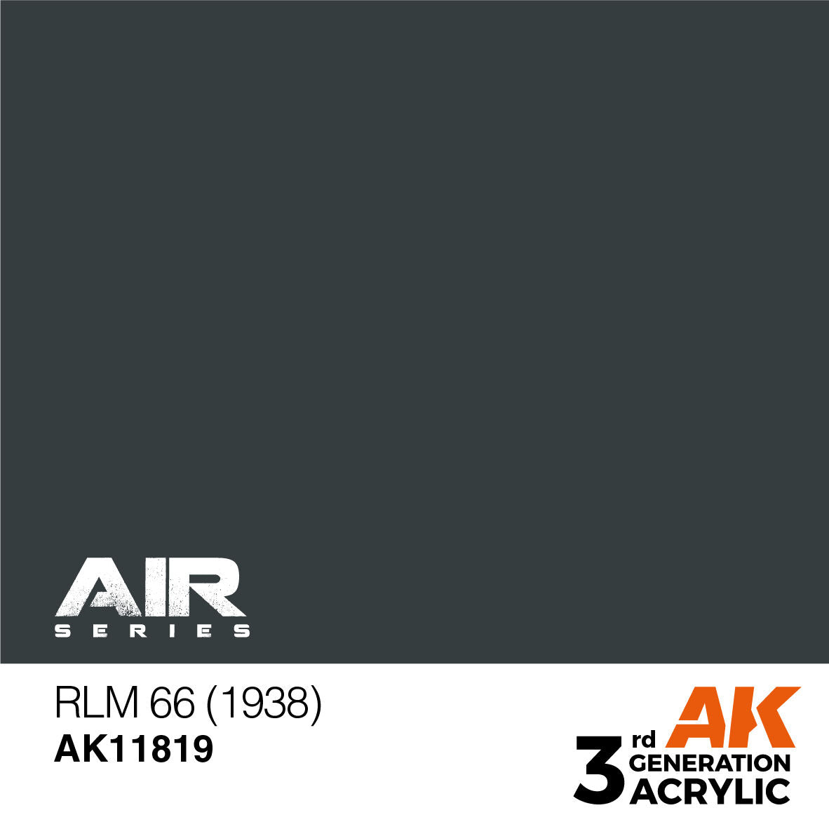 AK Interactive Air Series: RLM 66 (1938) Acrylic Paint 17ml 3rd Generation AK Interactive