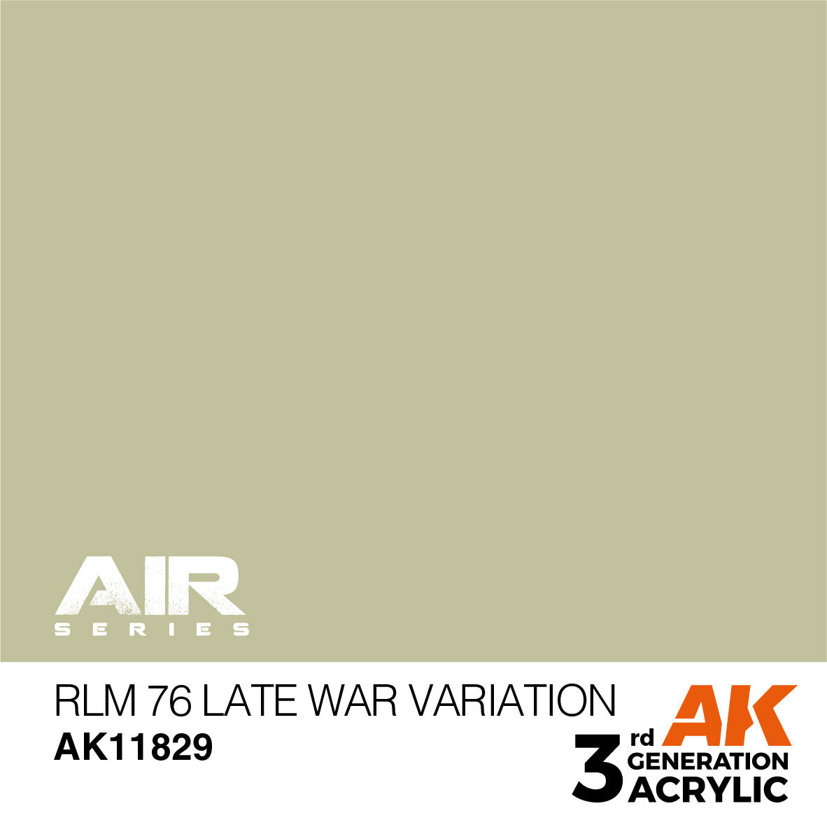 AK Interactive Air Series: RLM 76 Late War Variation Acrylic Paint 17ml 3rd Generation AK Interactive