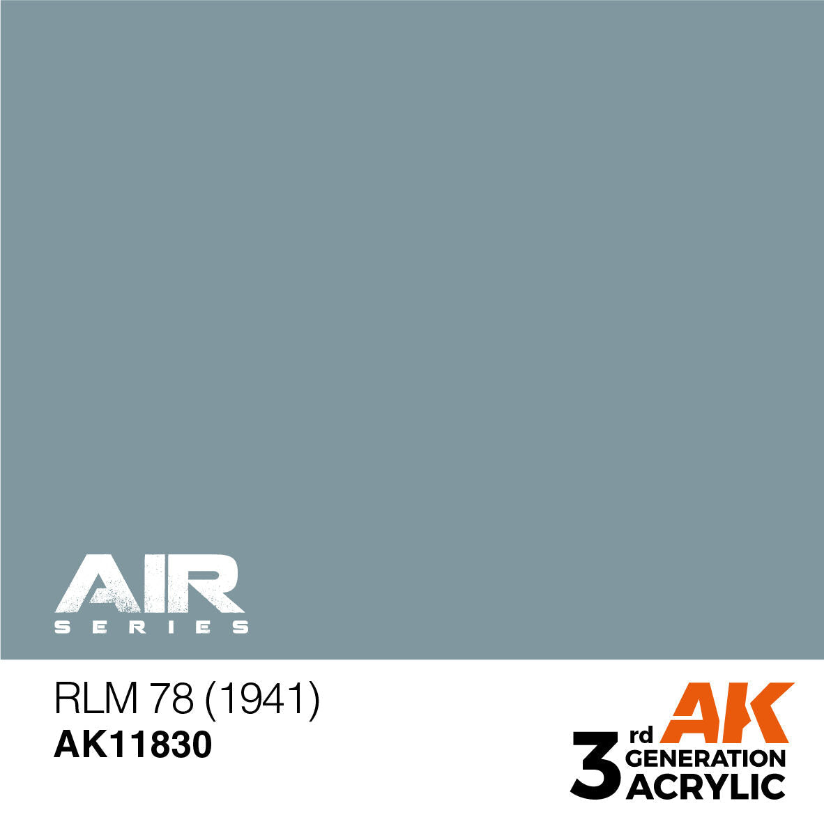 AK Interactive Air Series: RLM 78 (1941) Acrylic Paint 17ml 3rd Generation AK Interactive
