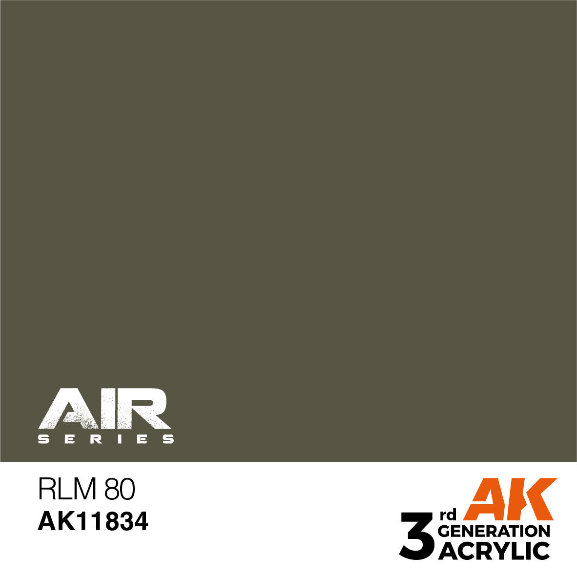 AK Interactive Air Series: RLM 80 Acrylic Paint 17ml 3rd Generation AK Interactive