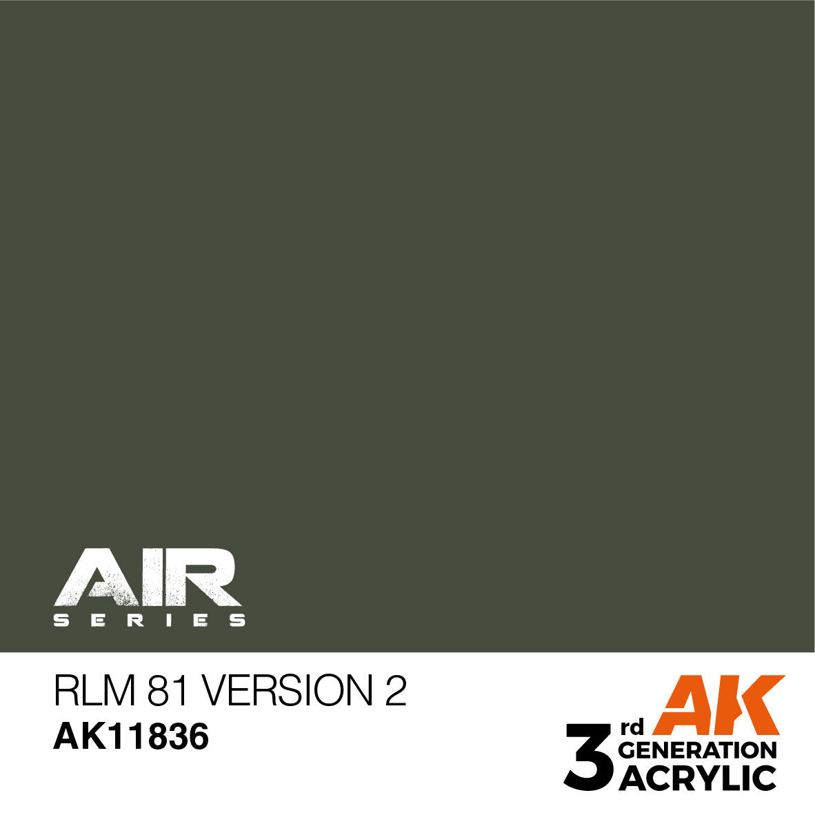 AK Interactive Air Series: RLM 81 Version 2 Acrylic Paint 17ml 3rd Generation AK Interactive