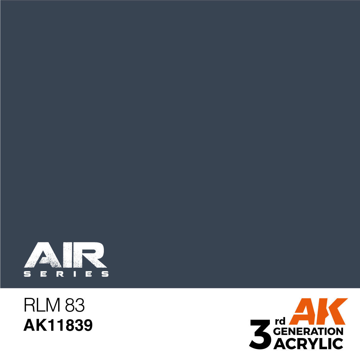 AK Interactive Air Series: RLM 83 Acrylic Paint 17ml 3rd Generation AK Interactive