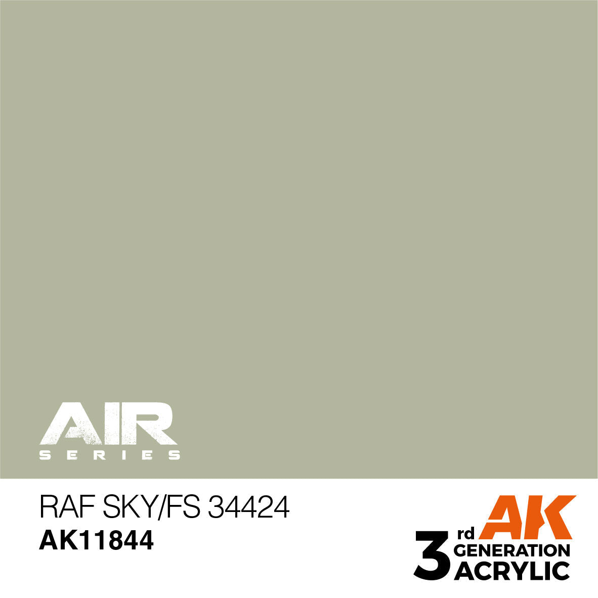 AK Interactive Air Series: RAF Sky / FS 34424 Acrylic Paint 17ml 3rd Generation AK Interactive