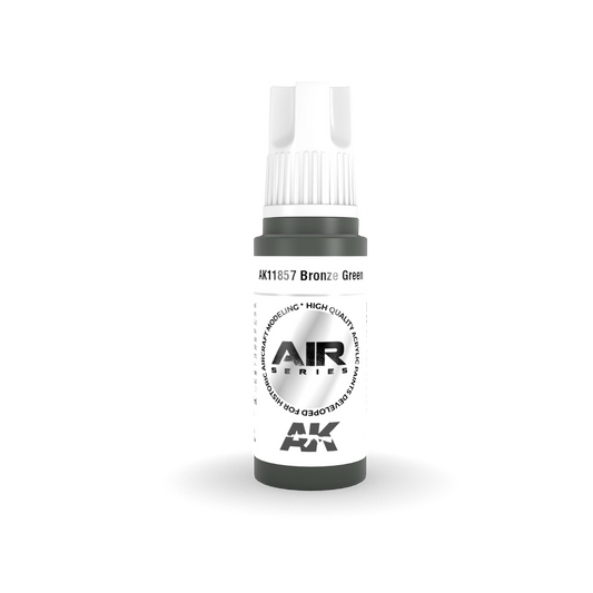 AK Interactive Air Series: Bronze Green Acrylic Paint 17ml 3rd Generation AK Interactive