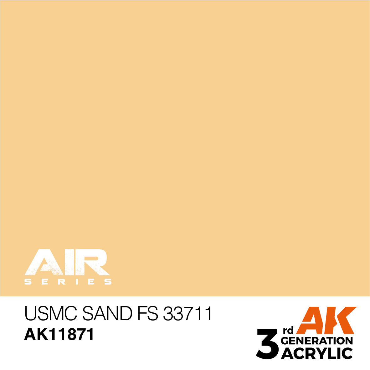 AK Interactive Air Series: USMC Sand FS 33711 Acrylic Paint 17ml 3rd Generation AK Interactive