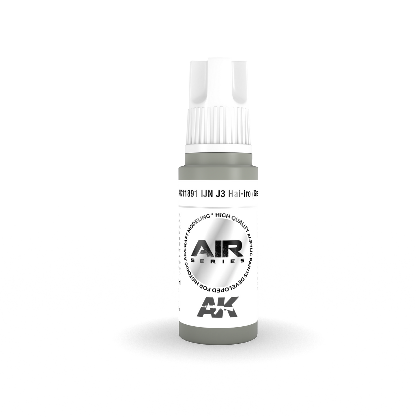 AK Interactive Air Series: IJN J3 Hai-iro (Grey) Acrylic Paint 17ml 3rd Generation AK Interactive
