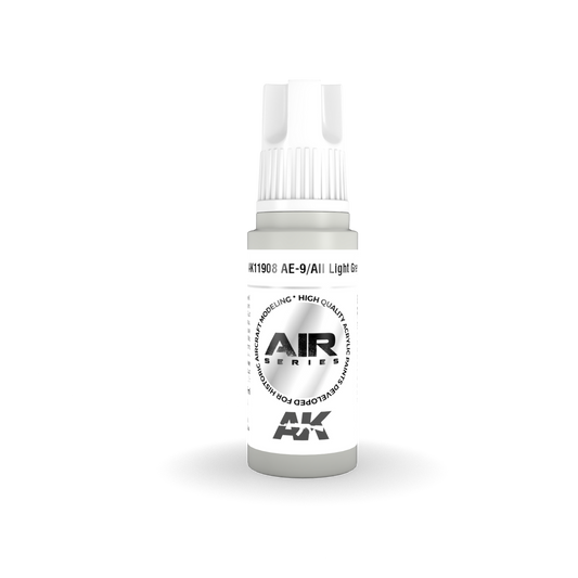 AK Interactive Air Series: AE-9/AII Light Grey Acrylic Paint 17ml 3rd Generation AK Interactive
