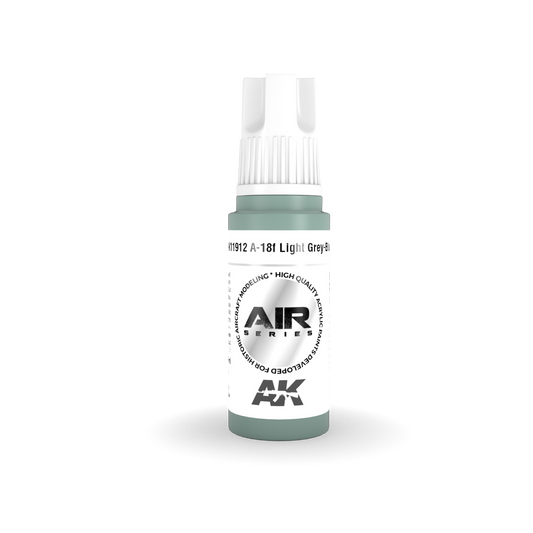 AK Interactive Air Series: A-18f Light Grey-Blue Acrylic Paint 17ml 3rd Generation AK Interactive