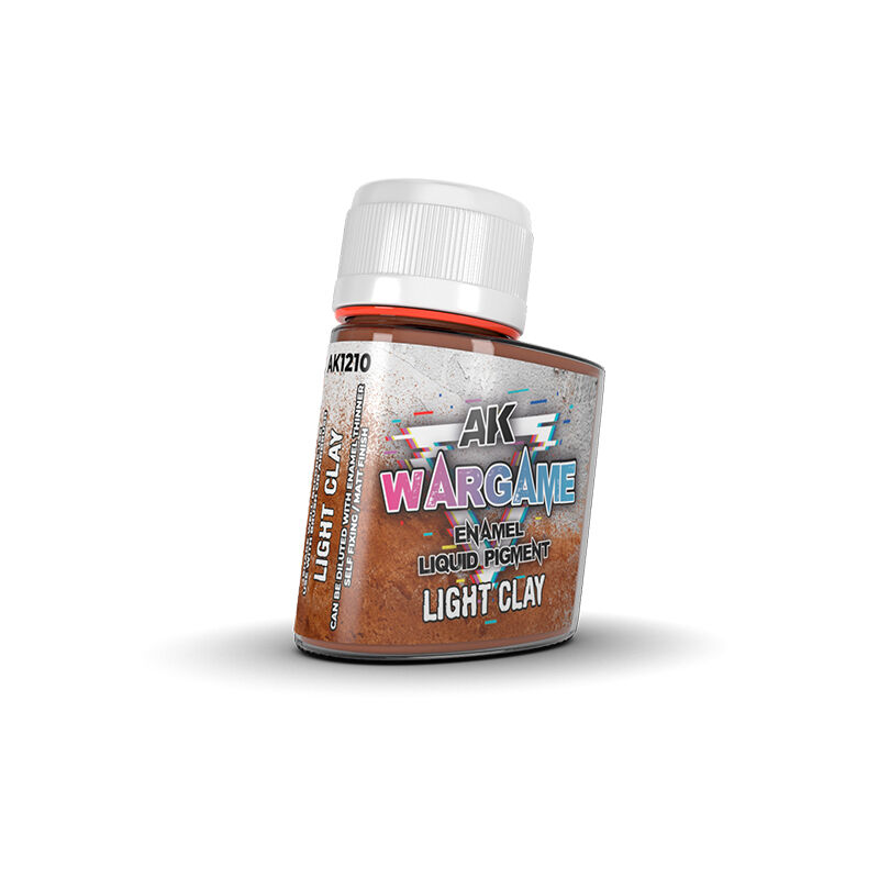 AK Interactive Wargame: Light Clay Enamel Liquid Pigment 35ml AK Interactive
