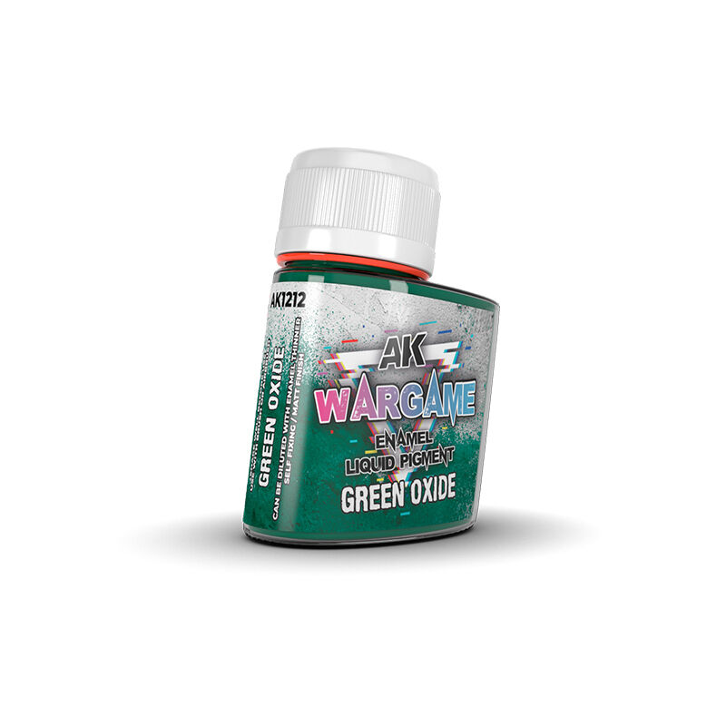 AK Interactive Wargame: Green Oxide Enamel Liquid Pigment 35ml AK Interactive