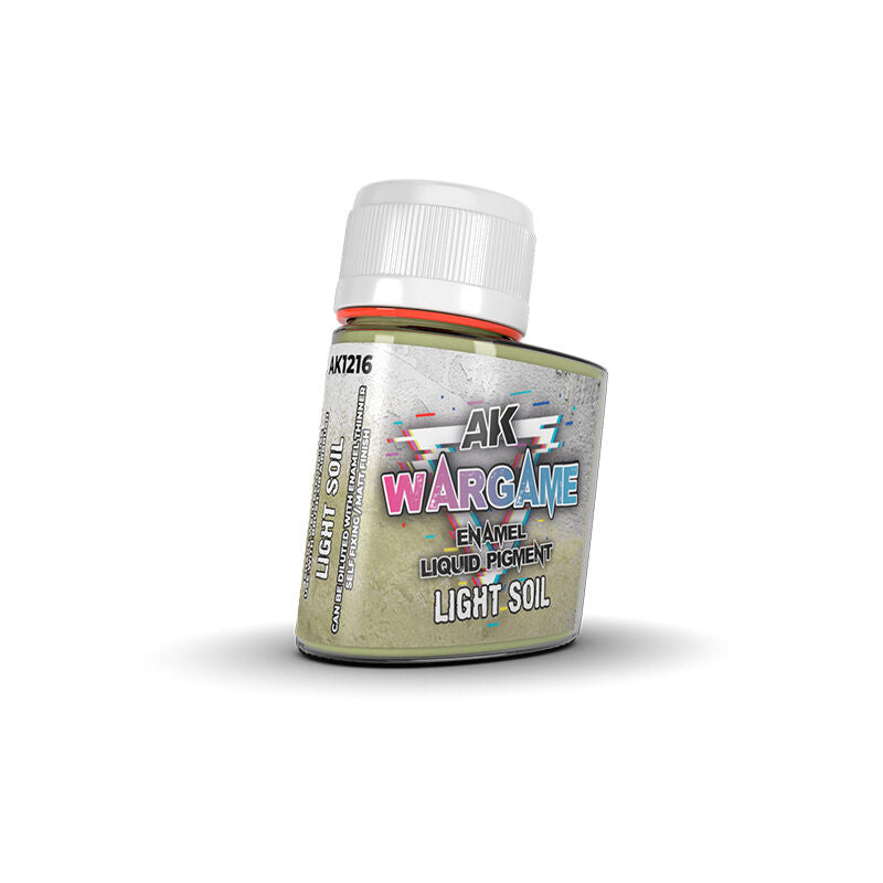 AK Interactive Wargame: Light Soil Enamel Liquid Pigment 35ml AK Interactive