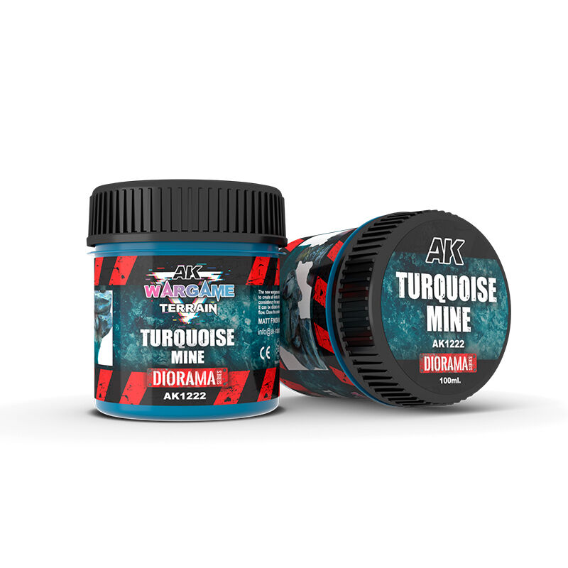 AK Interactive Wargame: Turquoise Mine Terrain Paste 100ml AK Interactive