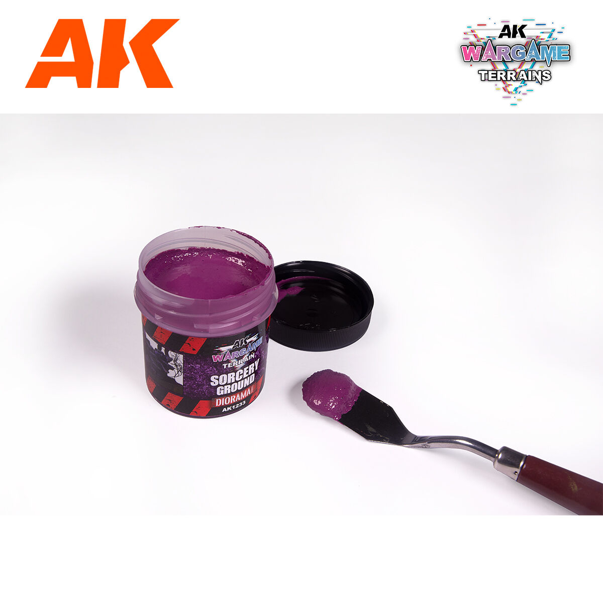 AK Interactive Wargame: Sorcery Ground Terrain Paste 100ml AK Interactive
