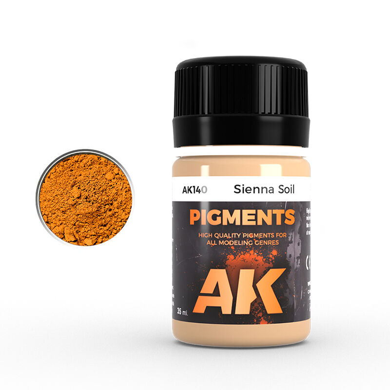 AK Interactive Weathering: Sienna Soil 35ml Pigment AK Interactive