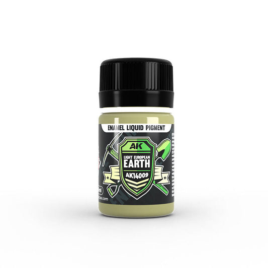 AK Interactive Liquid Pigment: Light European Earth 35ml AK Interactive