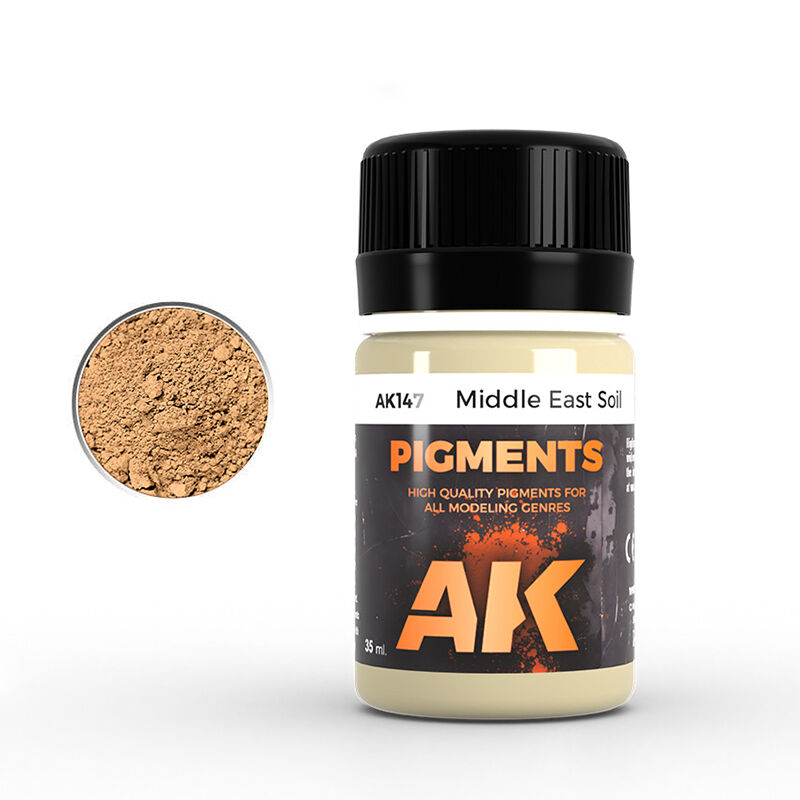 AK Interactive Weathering: Middle East Soil 35ml Pigment AK Interactive