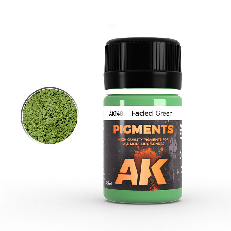 AK Interactive Weathering: Faded Green 35ml Pigment AK Interactive
