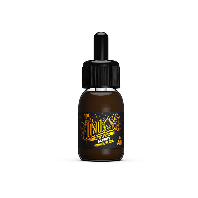 AK Interactive The INKS: Brown Black 30ml Acrylic Ink AK Interactive