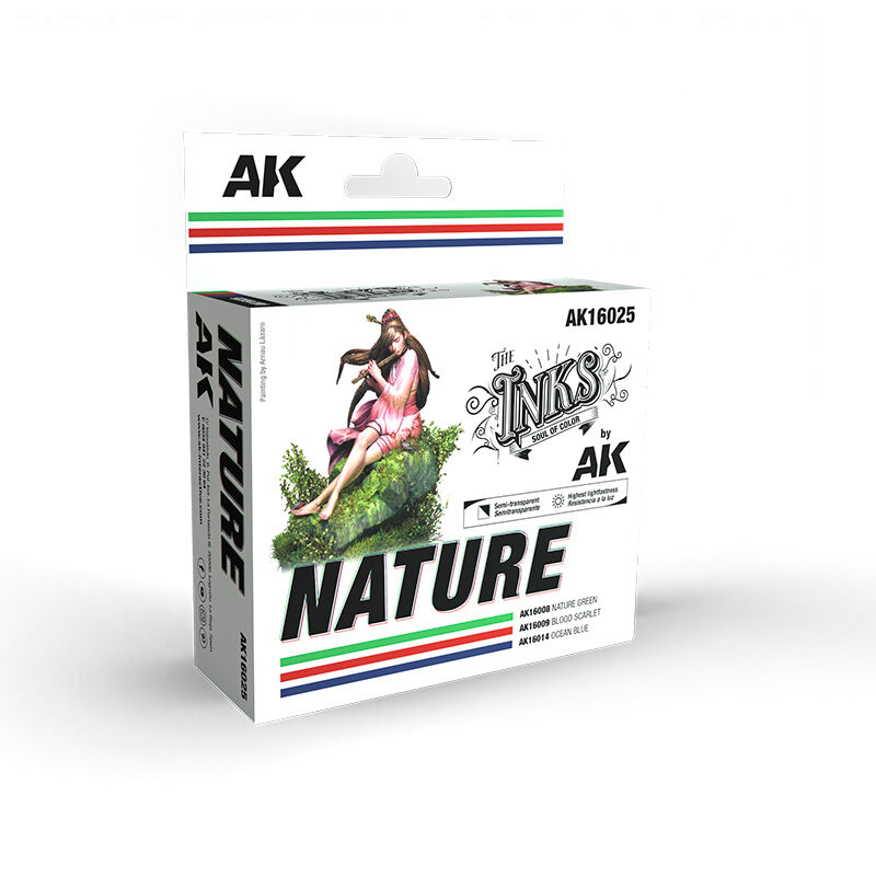 AK Interactive The INKS: Nature Acrylic Ink Set (3 colours) AK Interactive
