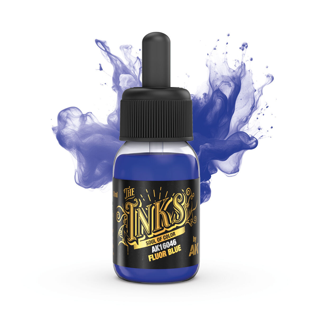 AK Interactive The INKS: Fluor Blue 30ml Acrylic Ink AK Interactive