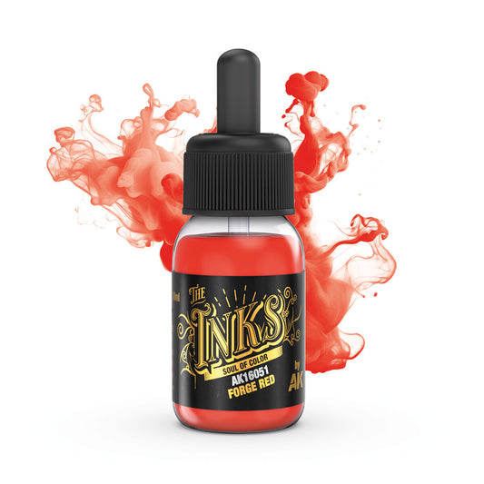 AK Interactive The INKS: Forge Red 30ml Acrylic Ink AK Interactive