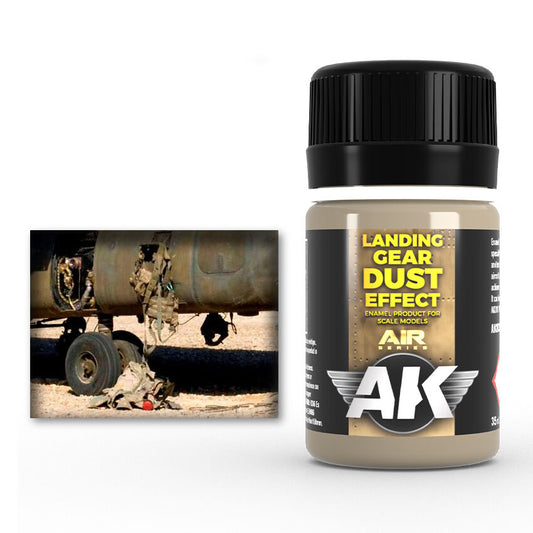 AK Interactive Weathering: Landing Gear Dust 35ml Enamel Paint AK Interactive
