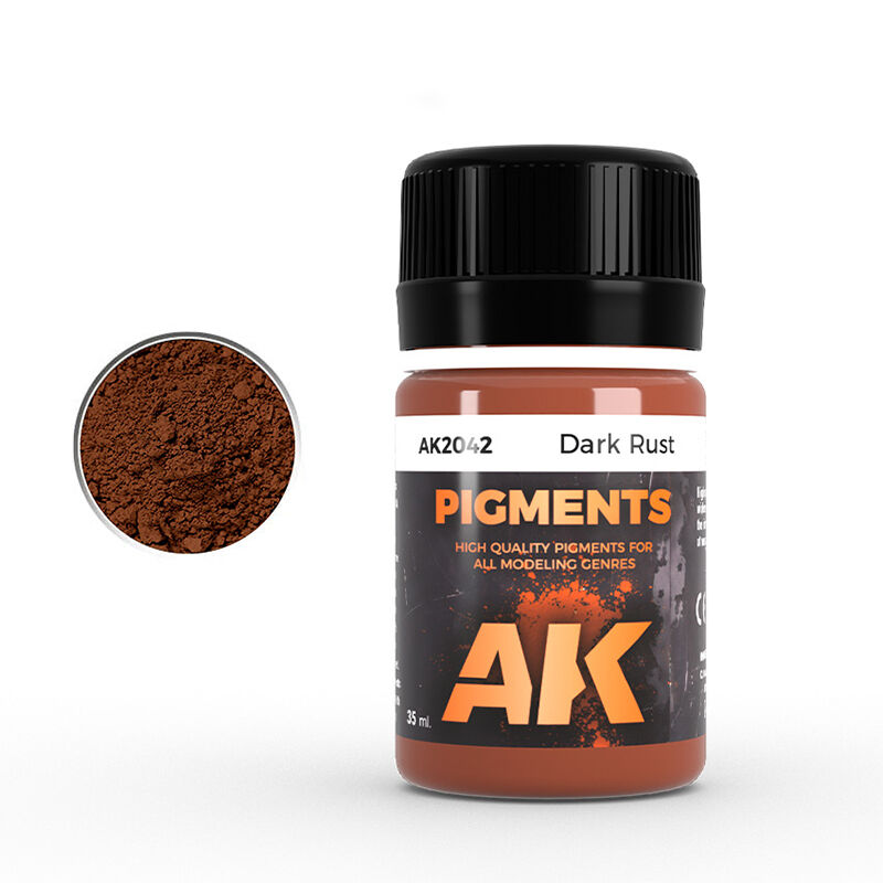 AK Interactive Weathering: Dark Rust 35ml Pigment AK Interactive