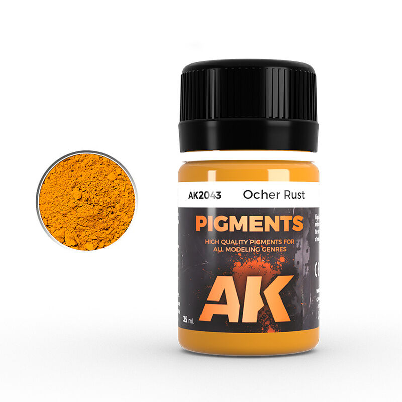 AK Interactive Weathering: Ocher Rust 35ml Pigment AK Interactive