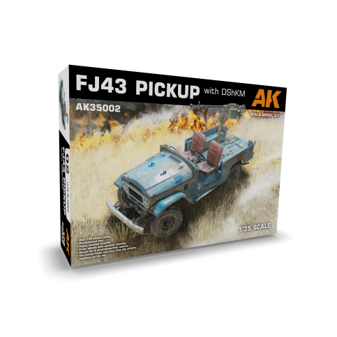 AK Interactive 1/35 FJ43 Pickup With Dshkm Plastic Model Kit AK Interactive