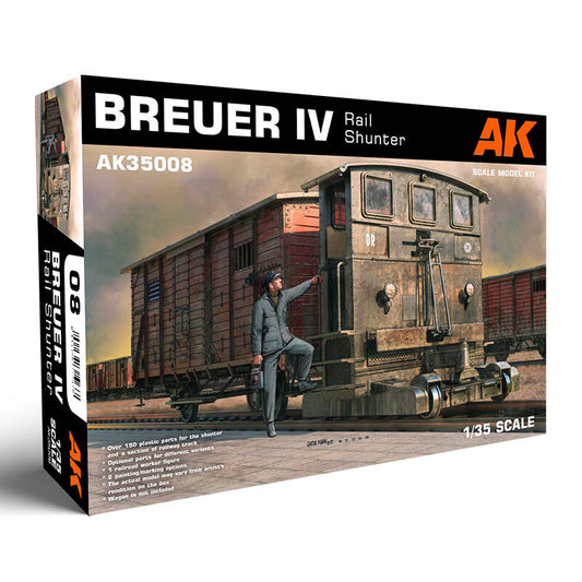 AK Interactive 1/35 Breuer IV Rail Shunter Plastic Model Kit AK Interactive