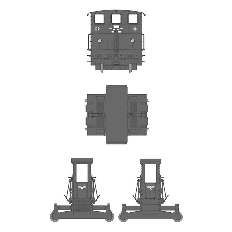 AK Interactive 1/35 Breuer IV Rail Shunter Plastic Model Kit AK Interactive