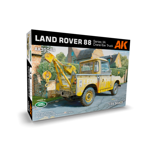 AK Interactive 1/35 Land Rover 88 Series IIA -Crane / Tow Truck Plastic Model Kit AK Interactive