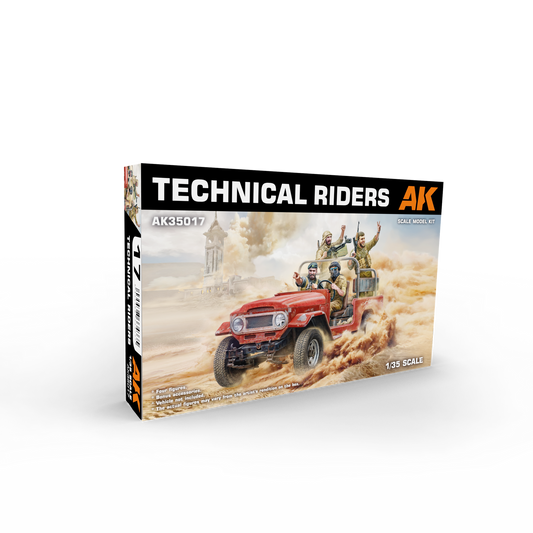 AK Interactive 1/35 Technical Riders Plastic Model Kit AK Interactive