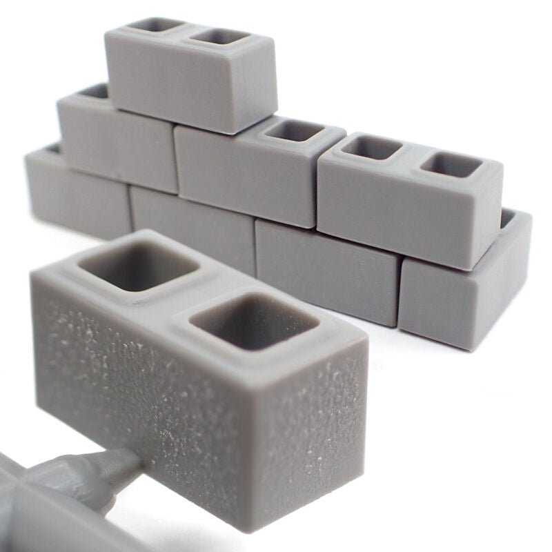 AK Interactive 1/35 Concrete Blocks Kit Scale Plastic Model Kit AK Interactive