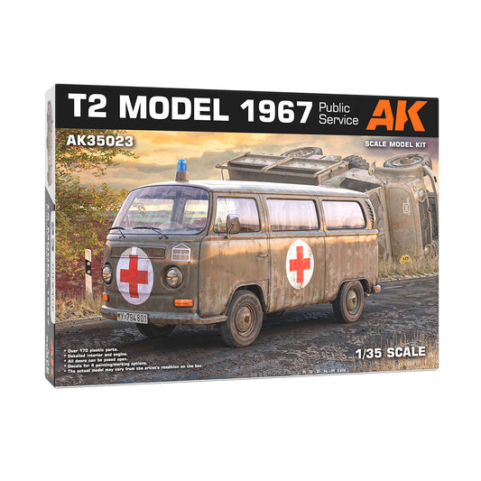 AK Interactive 1/35 T2 Model 1967 Public Service Plastic Model Kit AK Interactive