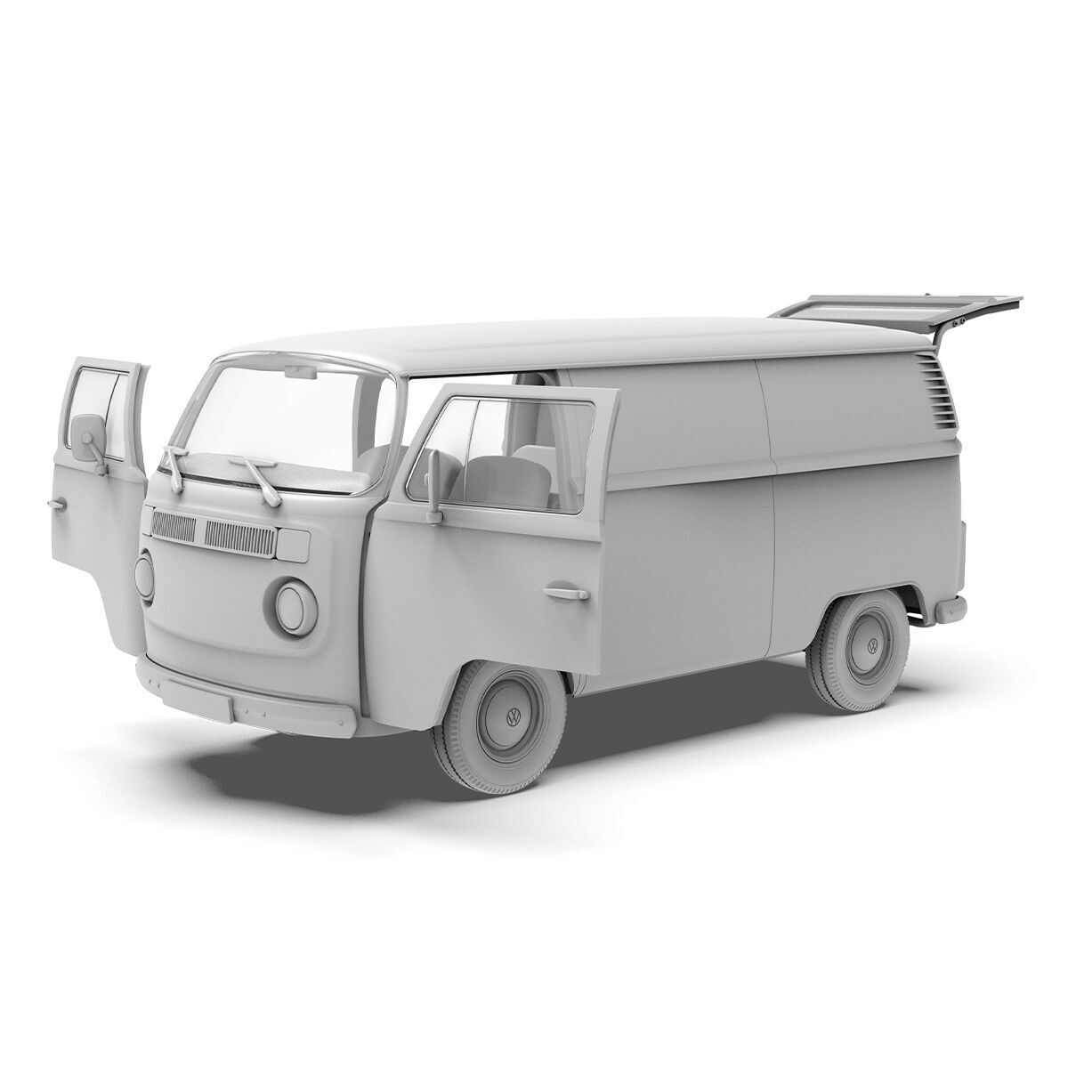 AK Interactive 1/35 T2 Model 1972 Commercial Van Plastic Model Kit AK Interactive