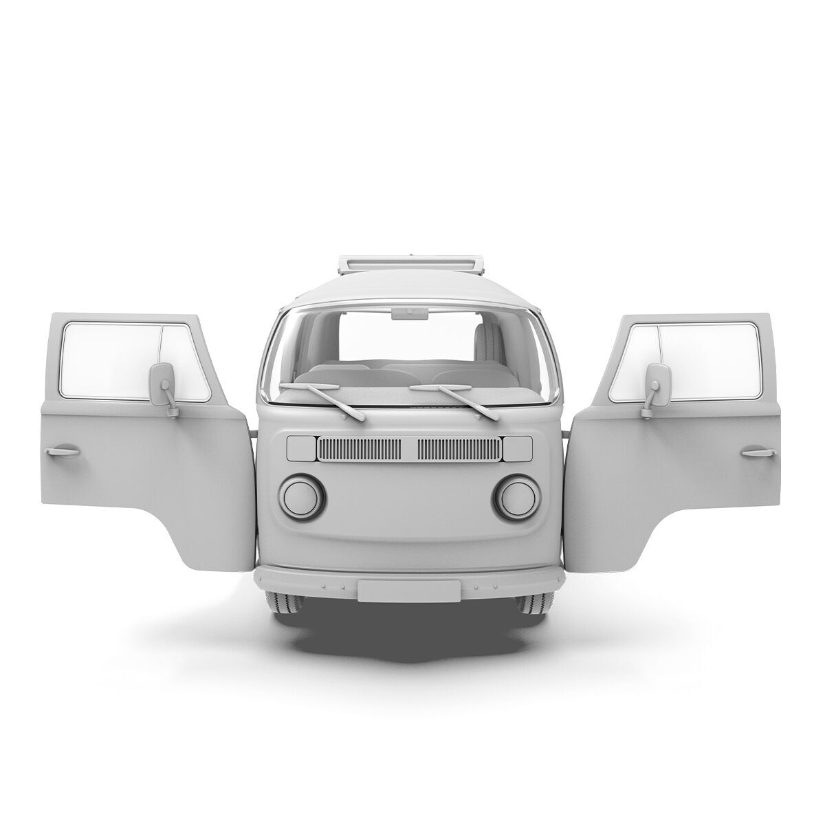AK Interactive 1/35 T2 Model 1972 Commercial Van Plastic Model Kit AK Interactive