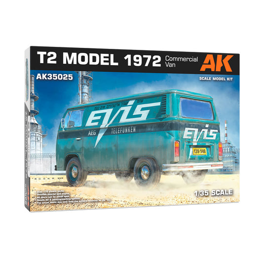 AK Interactive 1/35 T2 Model 1972 Commercial Van Plastic Model Kit AK Interactive