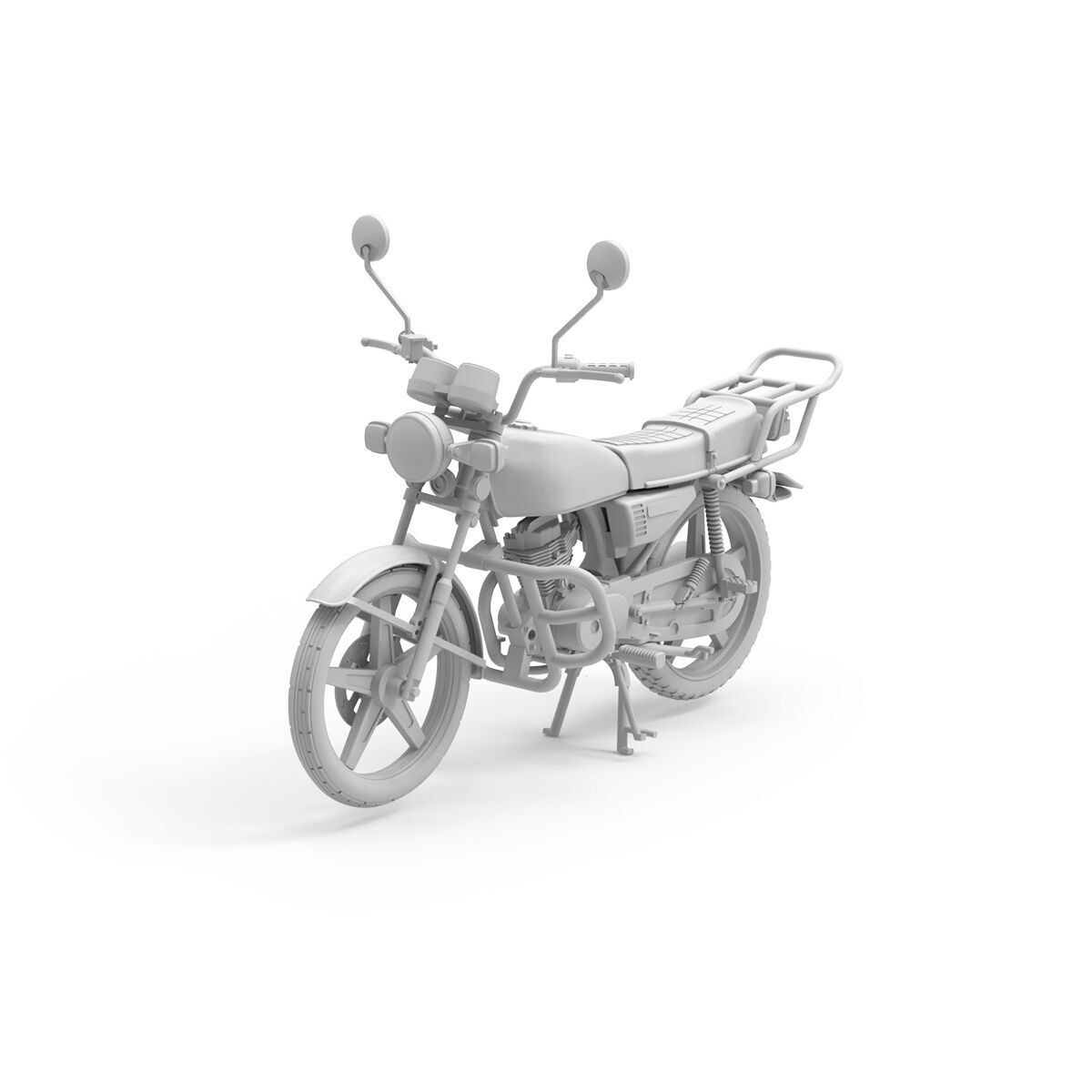 AK Interactive 1/35 CG125 Japanese Motorcycle Plastic Model Kit AK Interactive