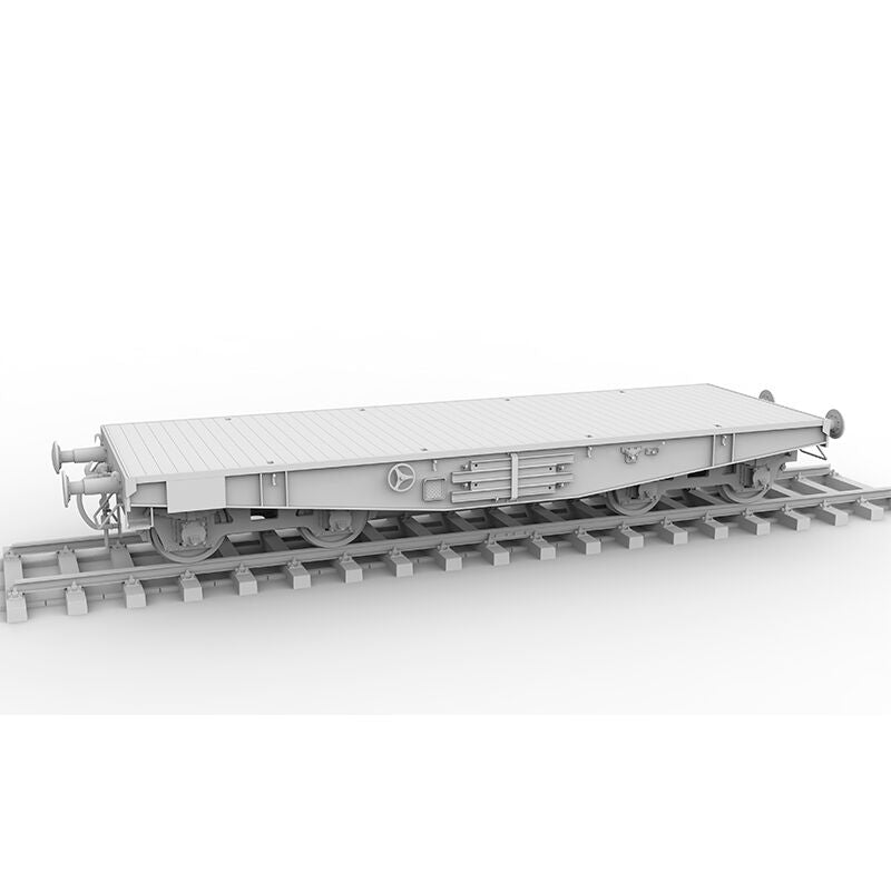 AK Interactive 1/35 German Railway Schwerer Plattformwagen Tyme SSYS Plastic Model Kit AK Interactive