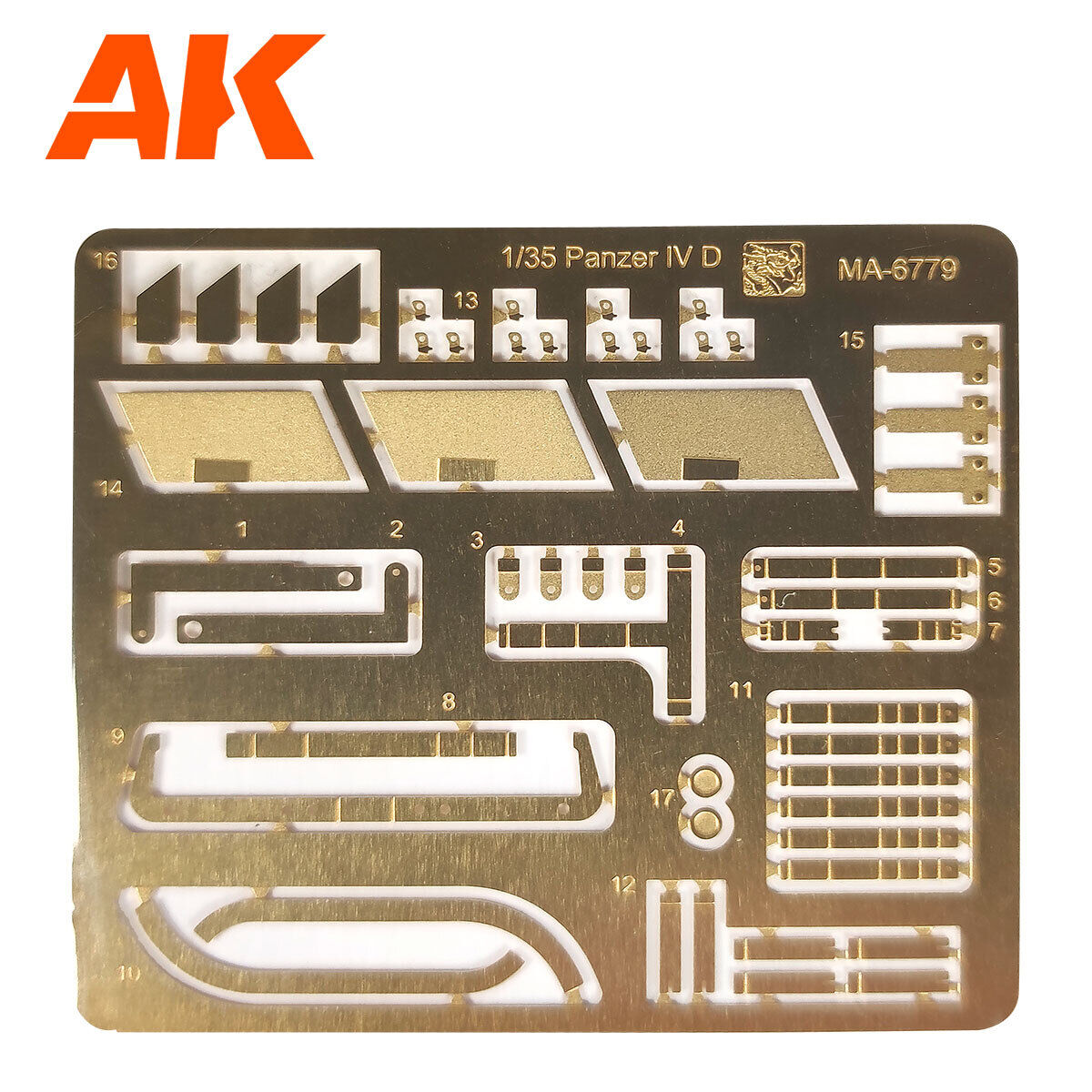 AK Interactive 1/35 Pz.Kpfw.Iv Ausf.D Deutsche Afrkia Korps Plastic Model Kit AK Interactive