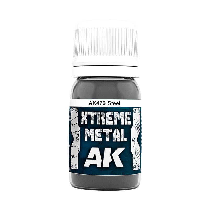 AK Interactive Xtreme Metal Steel Enamel Paint 30ml AK Interactive
