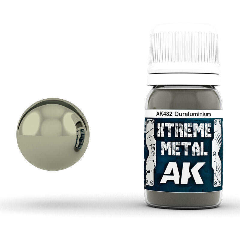 AK Interactive Xtreme Metal Duraluminium Enamel Paint 30ml AK Interactive