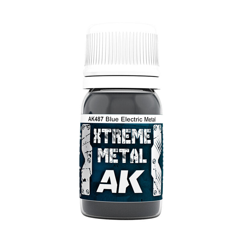 AK Interactive Xtreme Metal Metalic Blue Enamel Paint 30ml AK Interactive