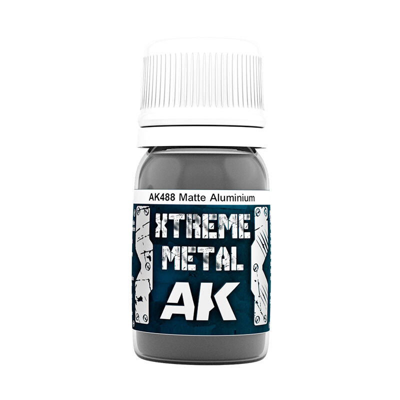 AK Interactive Xtreme Metal Matte Aluminium Enamel Paint 30ml AK Interactive