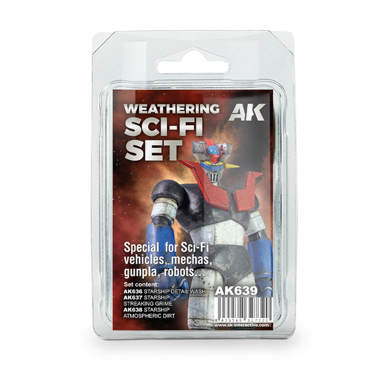 AK Interactive Weathering: Sci Fi Enamel Paint Set AK Interactive