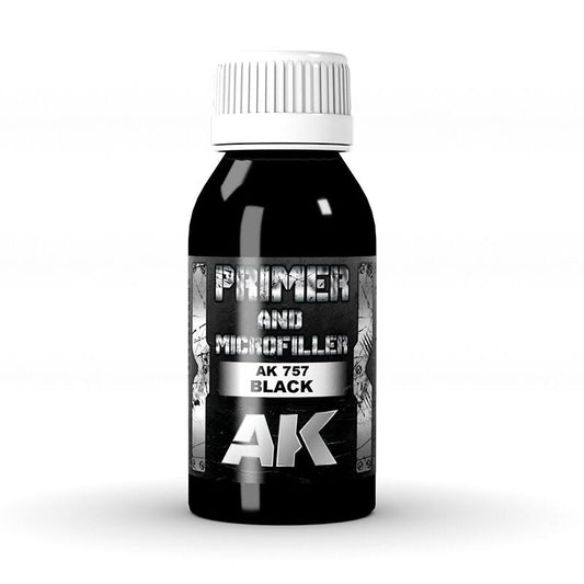 AK Interactive Black Primer And Microfiller 100ml AK Interactive