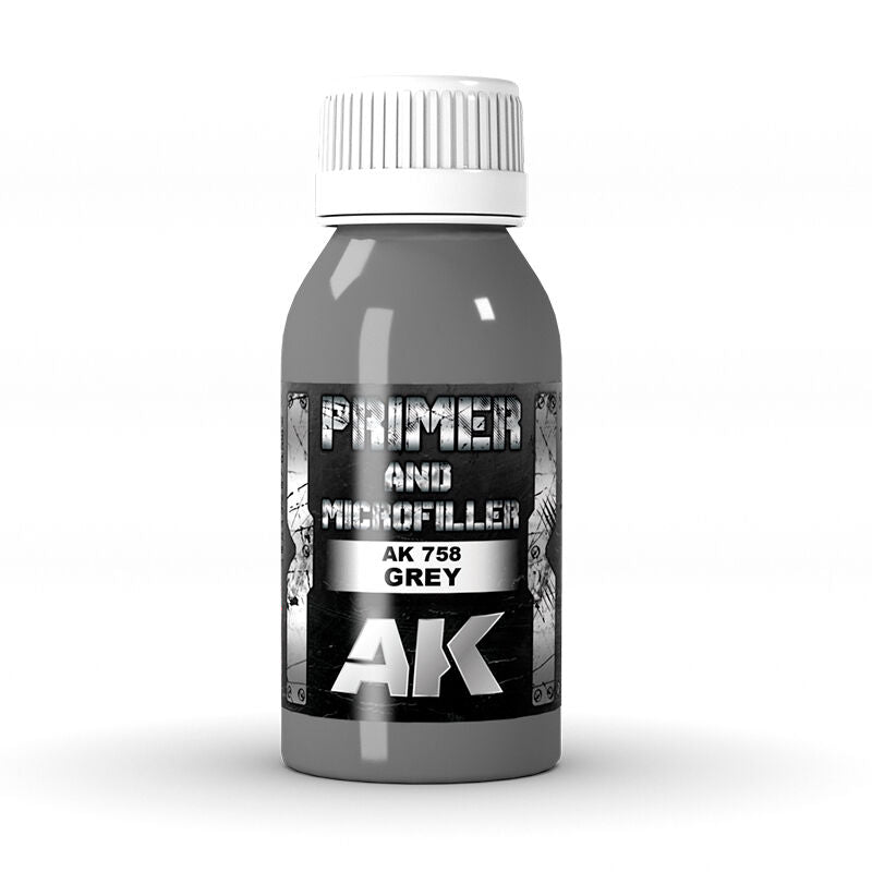 AK Interactive Grey Primer And Microfiller 100ml AK Interactive