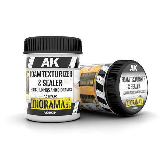 AK Interactive Dioramas: Foam Texturizer & Sealer AK Interactive